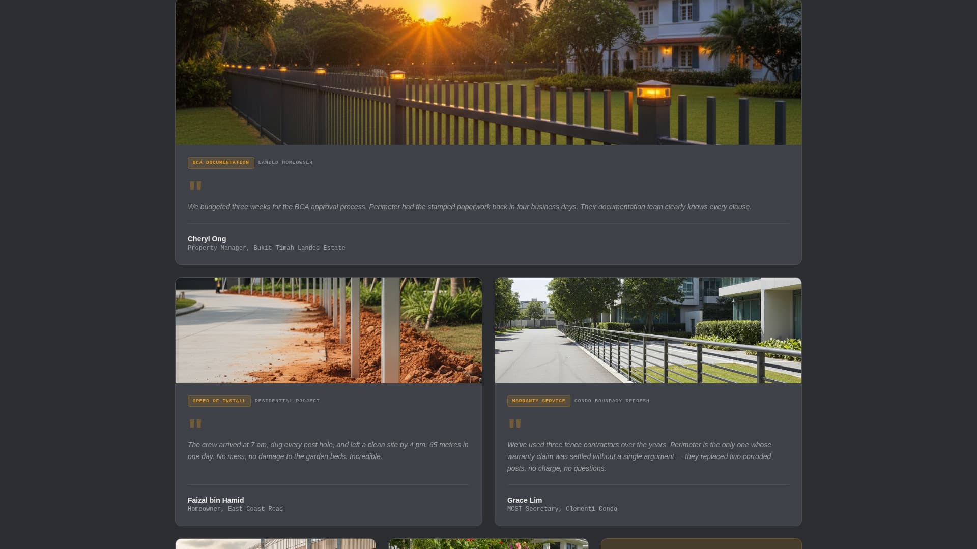 Singapore Local FAQ Website Template