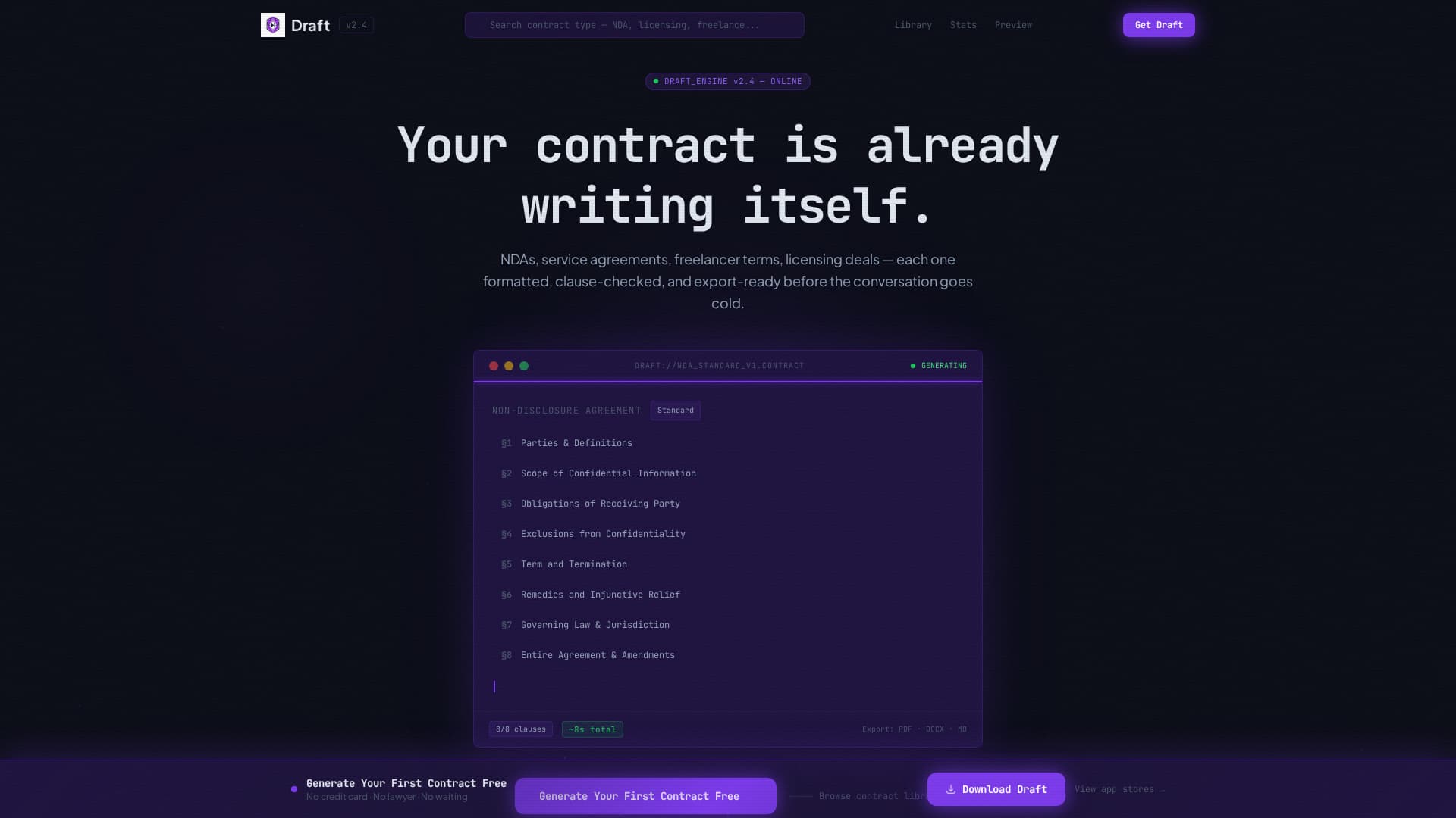 Specialist Micro-SaaS & Developer Tools Portfolio & Case Study Website Template