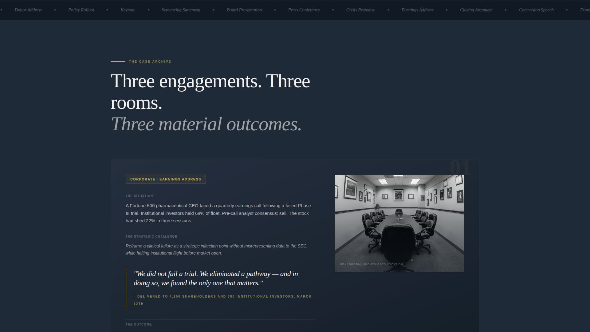 Speechwriter Blog & Content Website Template