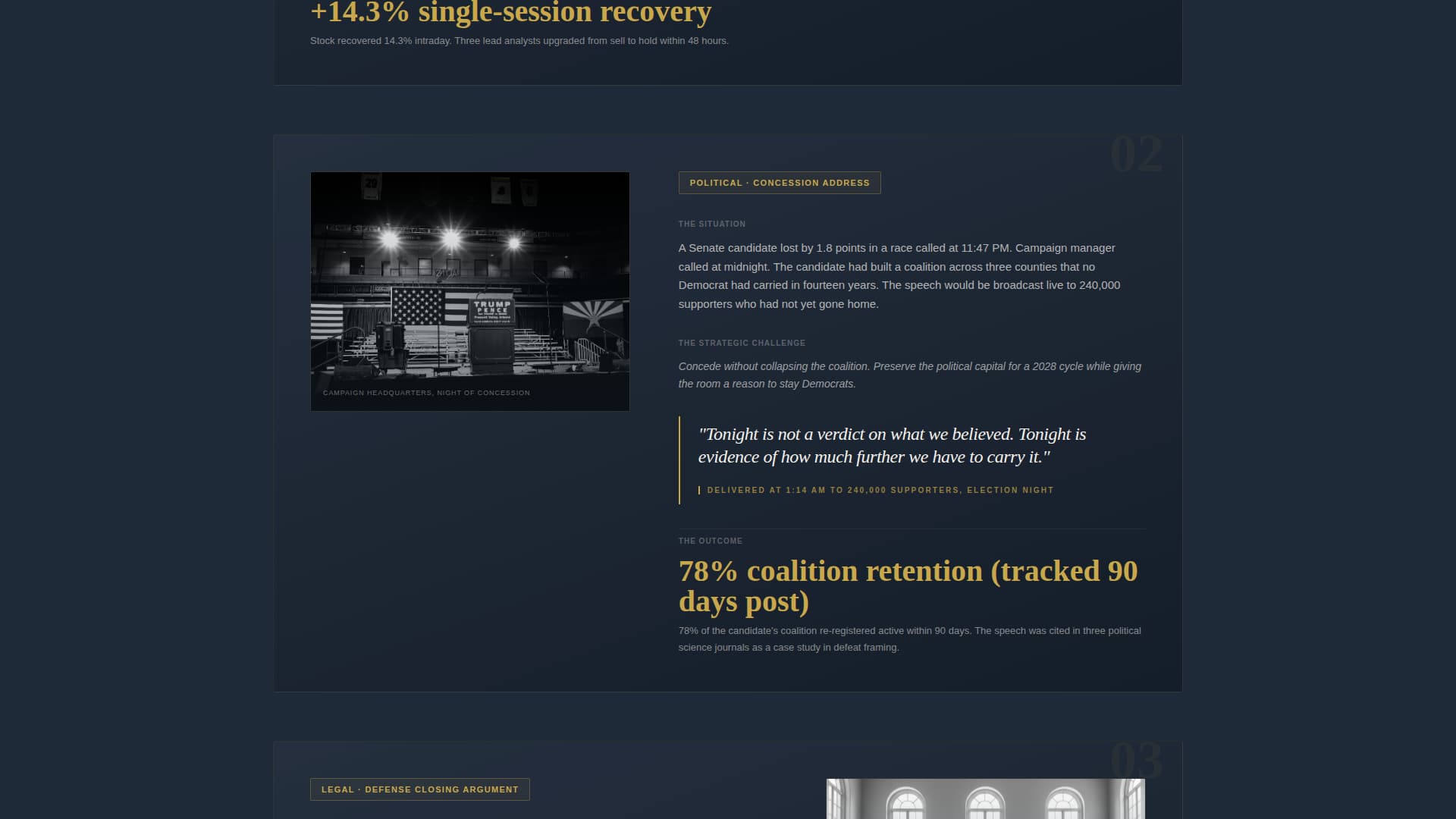 Speechwriter Blog & Content Website Template