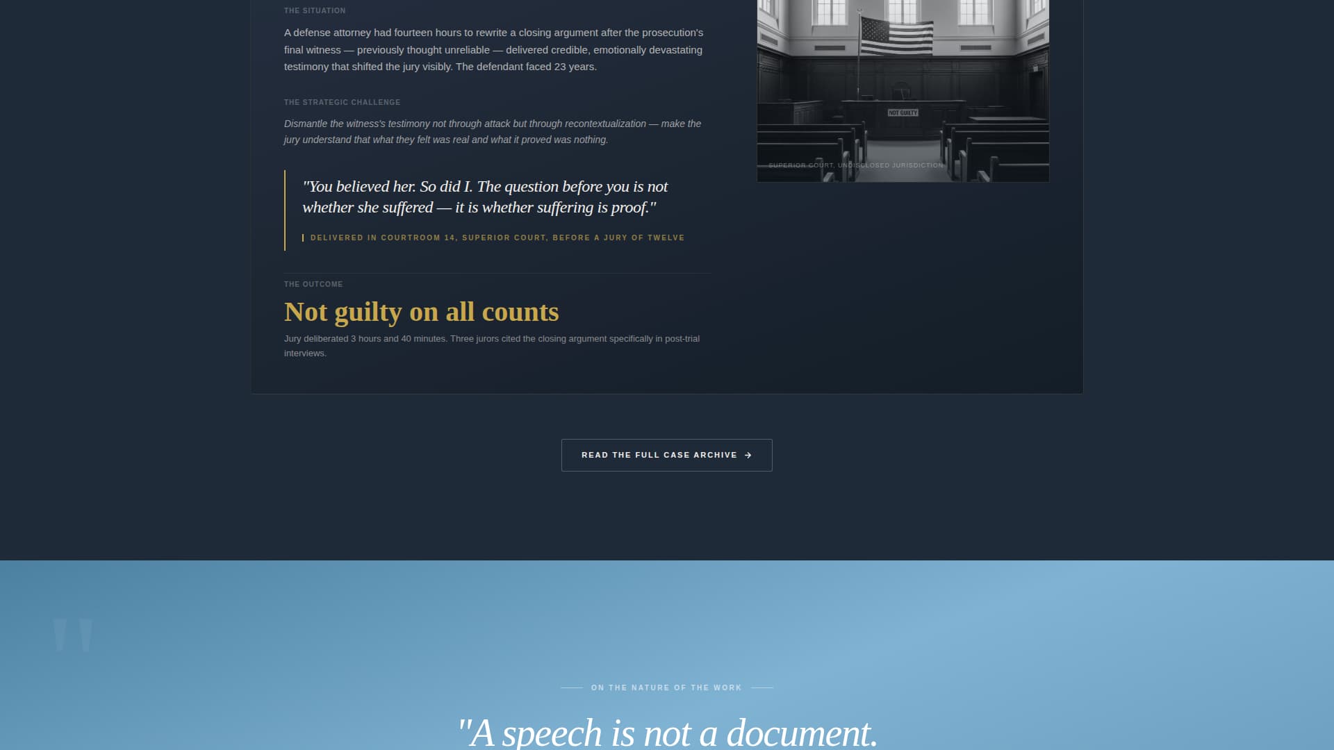Speechwriter Blog & Content Website Template