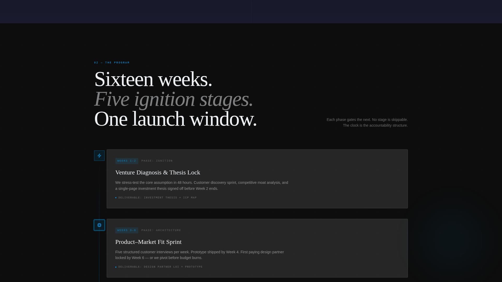 Corporate Startup Accelerator Application Conversion Website Template