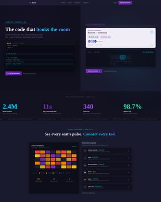 Coworking Digital Presence Appointment Booking Website Template
