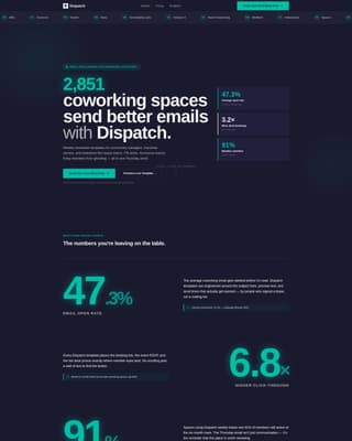 Specialist Coworking Digital Presence Comparison Website Template