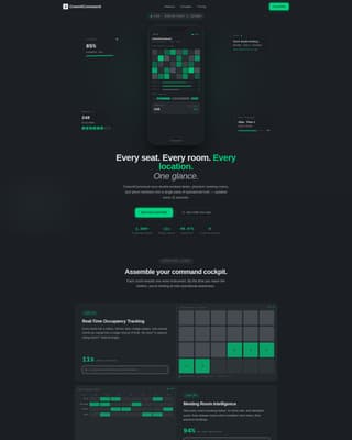 Advanced Coworking Digital Presence Appointment Booking Website Template