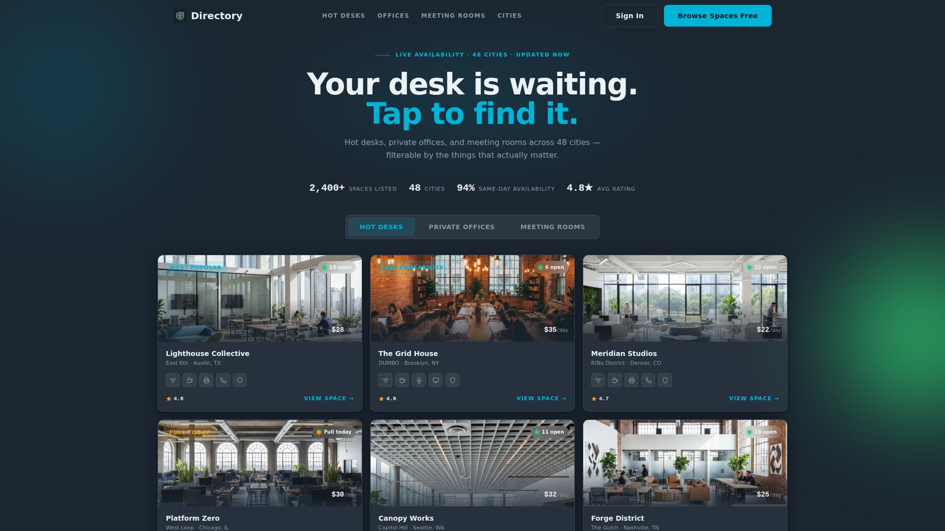 Specialist Directory & Marketplace Platforms Reviews & Social Proof Website Template