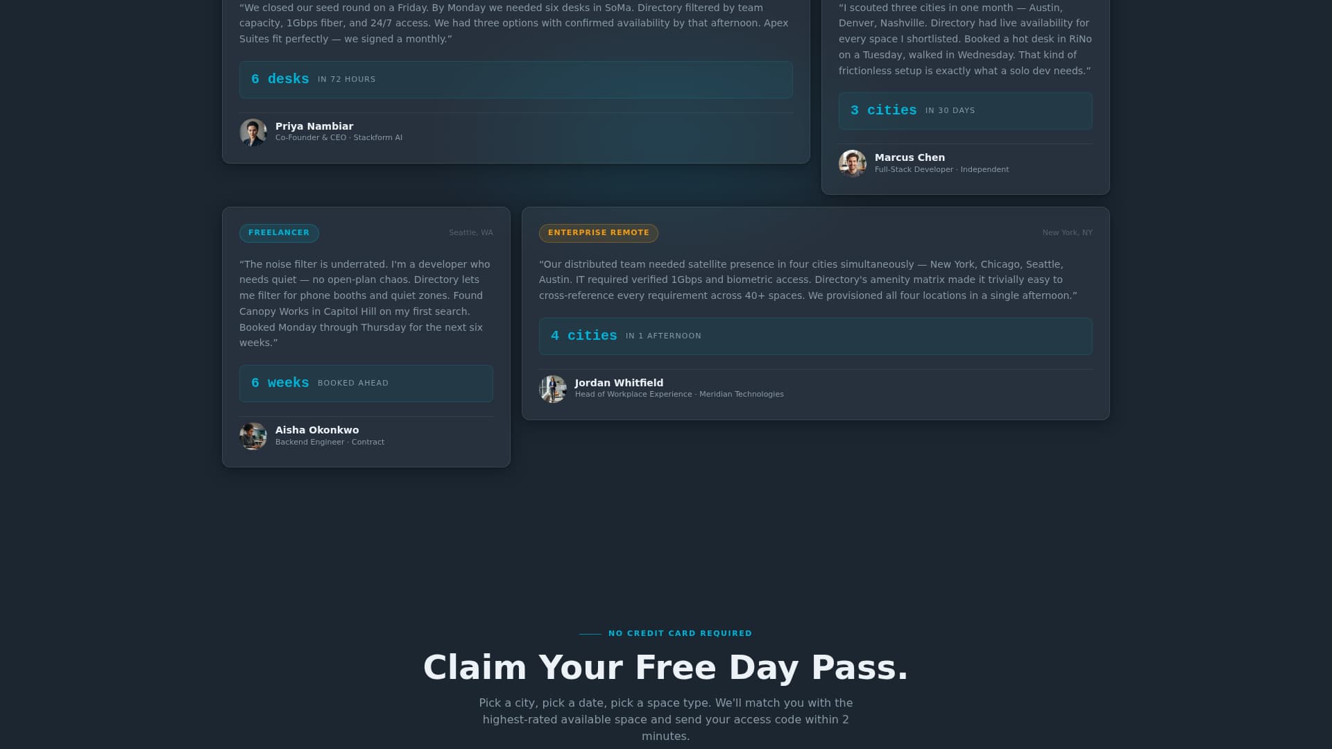Specialist Directory & Marketplace Platforms Reviews & Social Proof Website Template