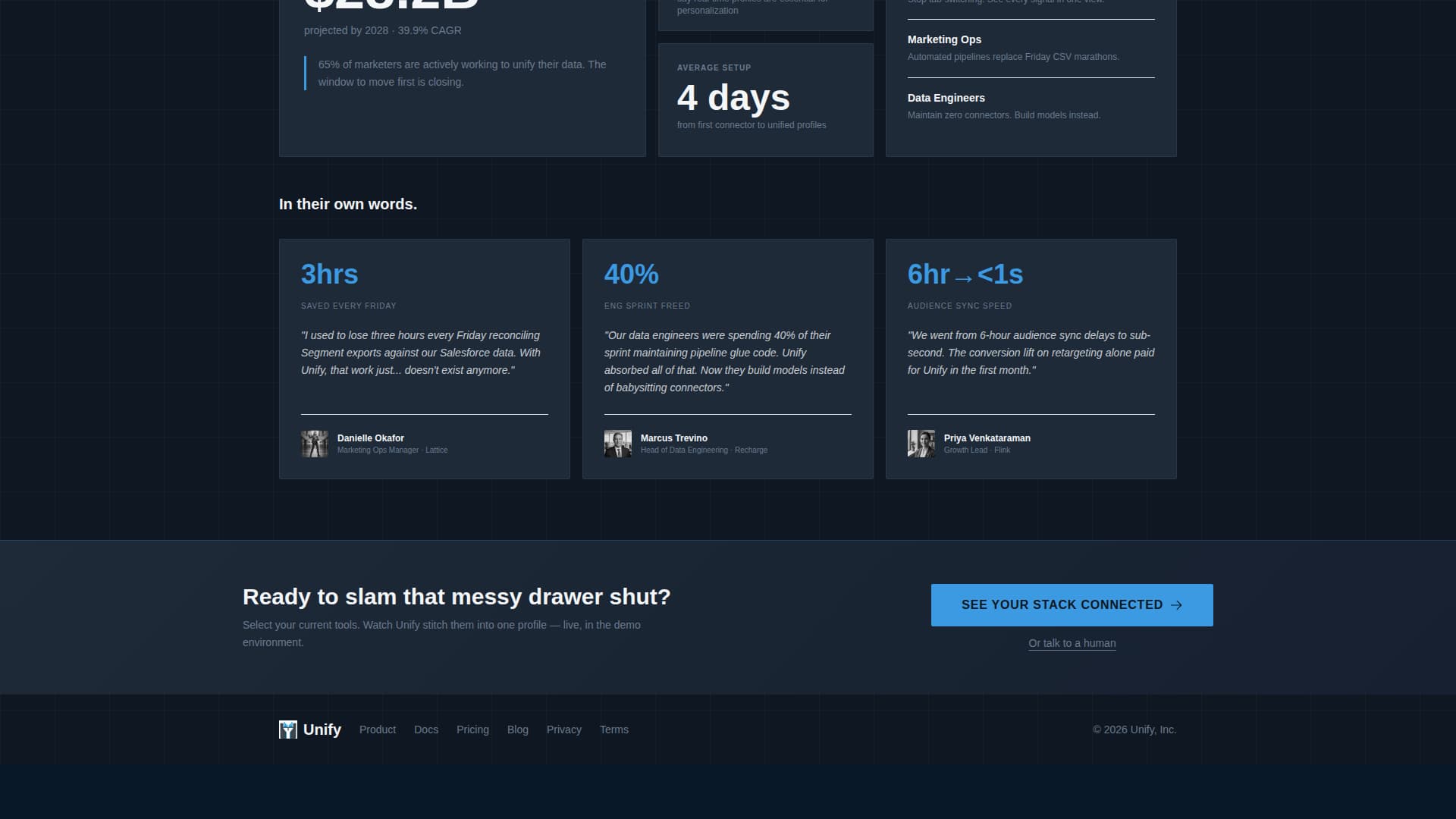 Expert Data & Analytics Professional Website Template