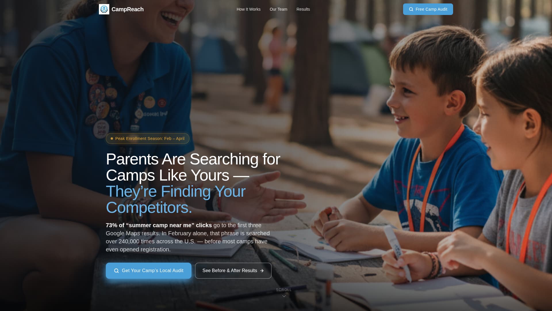 Campreach - Highconverting SEO Landing Page Template