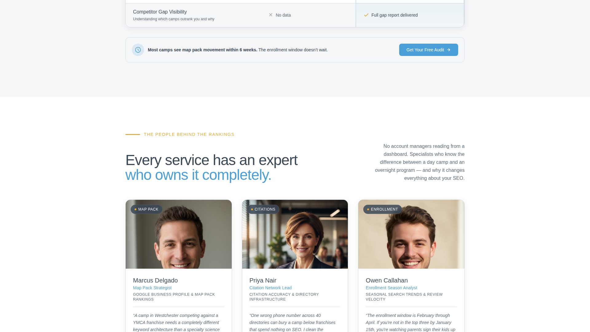 Campreach - Highconverting SEO Landing Page Template
