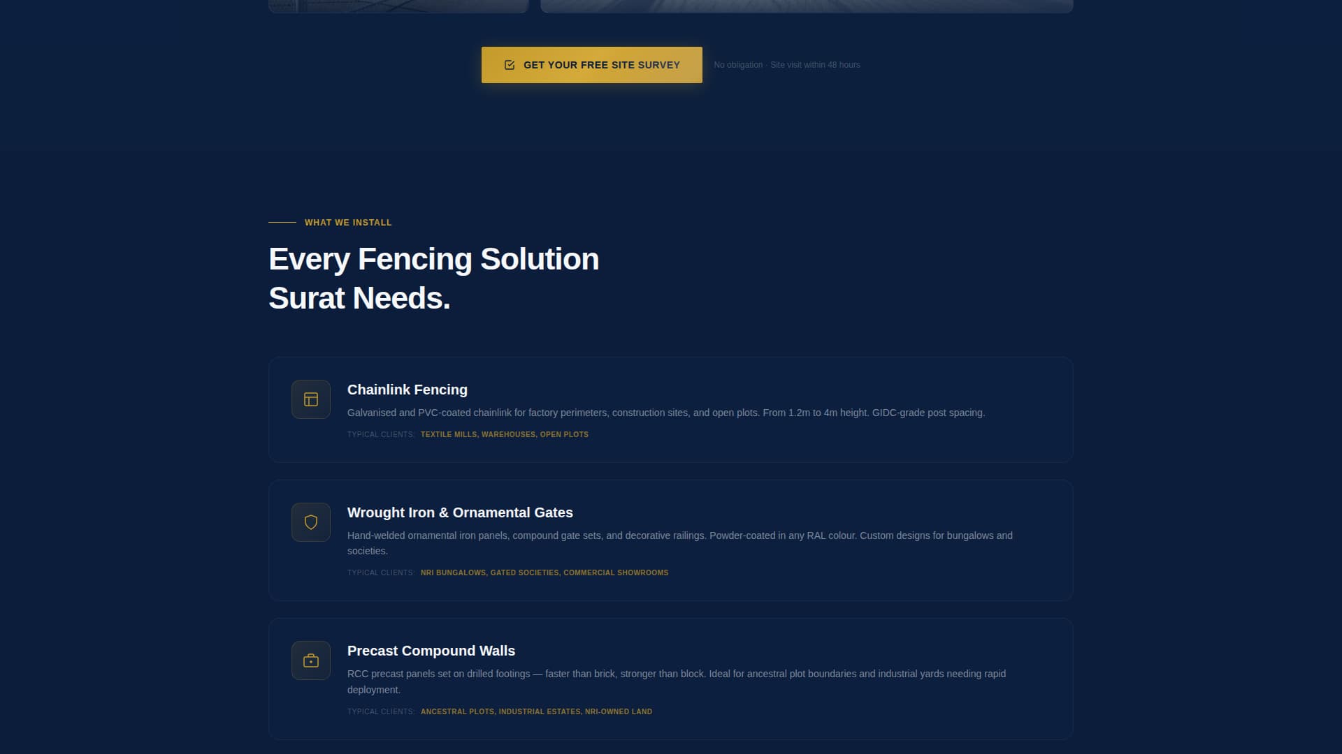 Surat Local Professional Website Template
