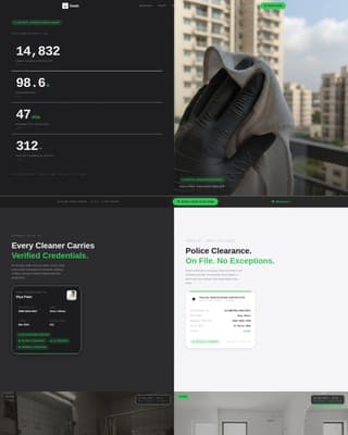 Swab - Verified Cleaning Landing Page Template