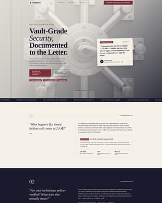 Tumbler - Authoritative Locksmith Landing Page Template