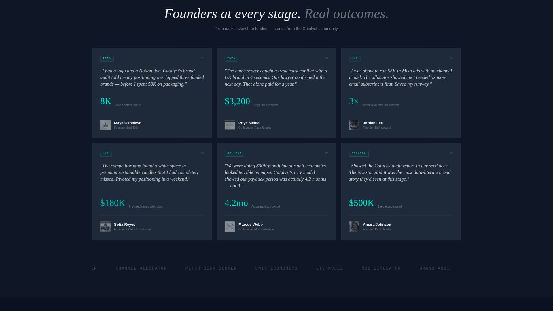 Catalyst - High-Voltage D2C Landing Page Template