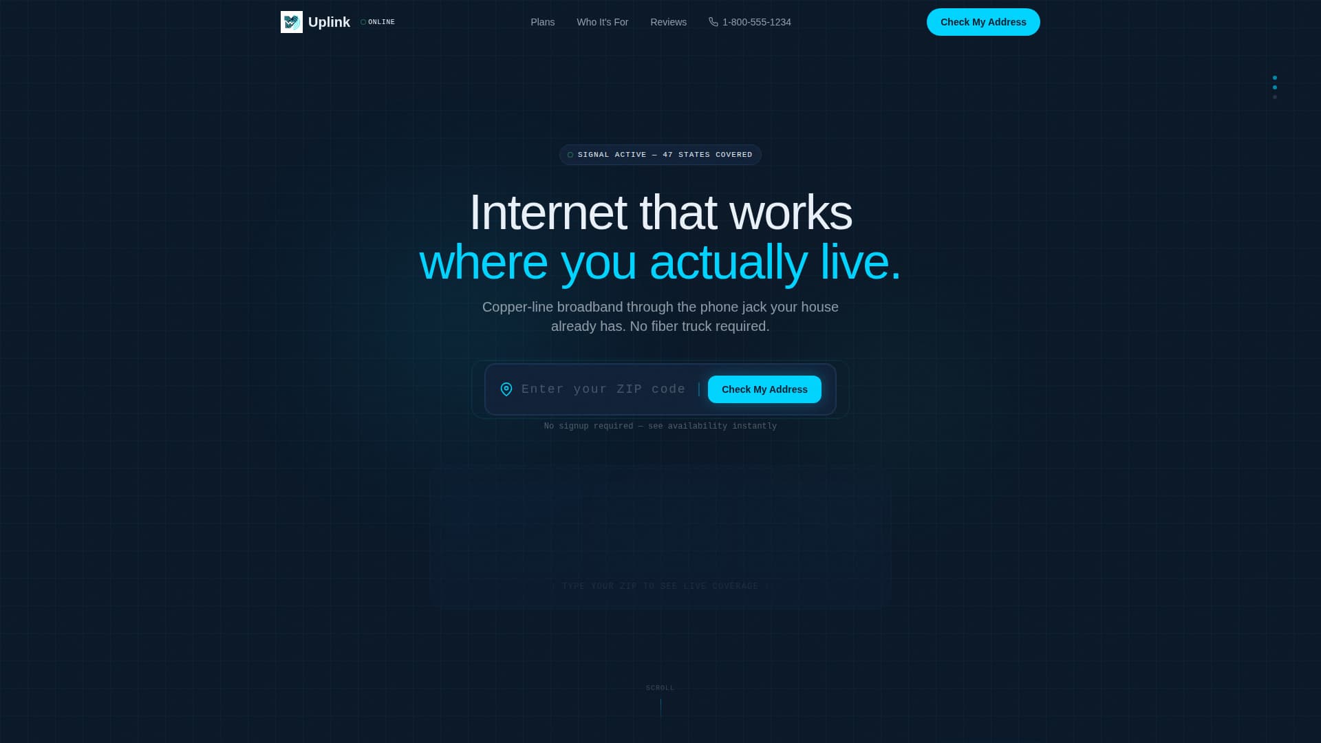 Specialist Internet Service Provider Pricing & Packages Website Template