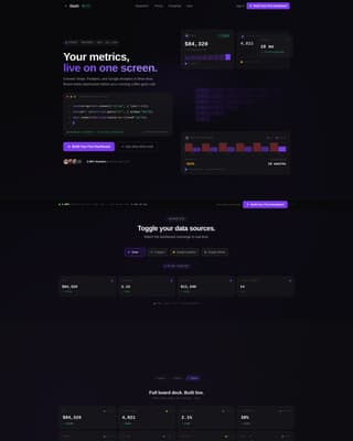 Micro-SaaS & Developer Tools Professional Website Template