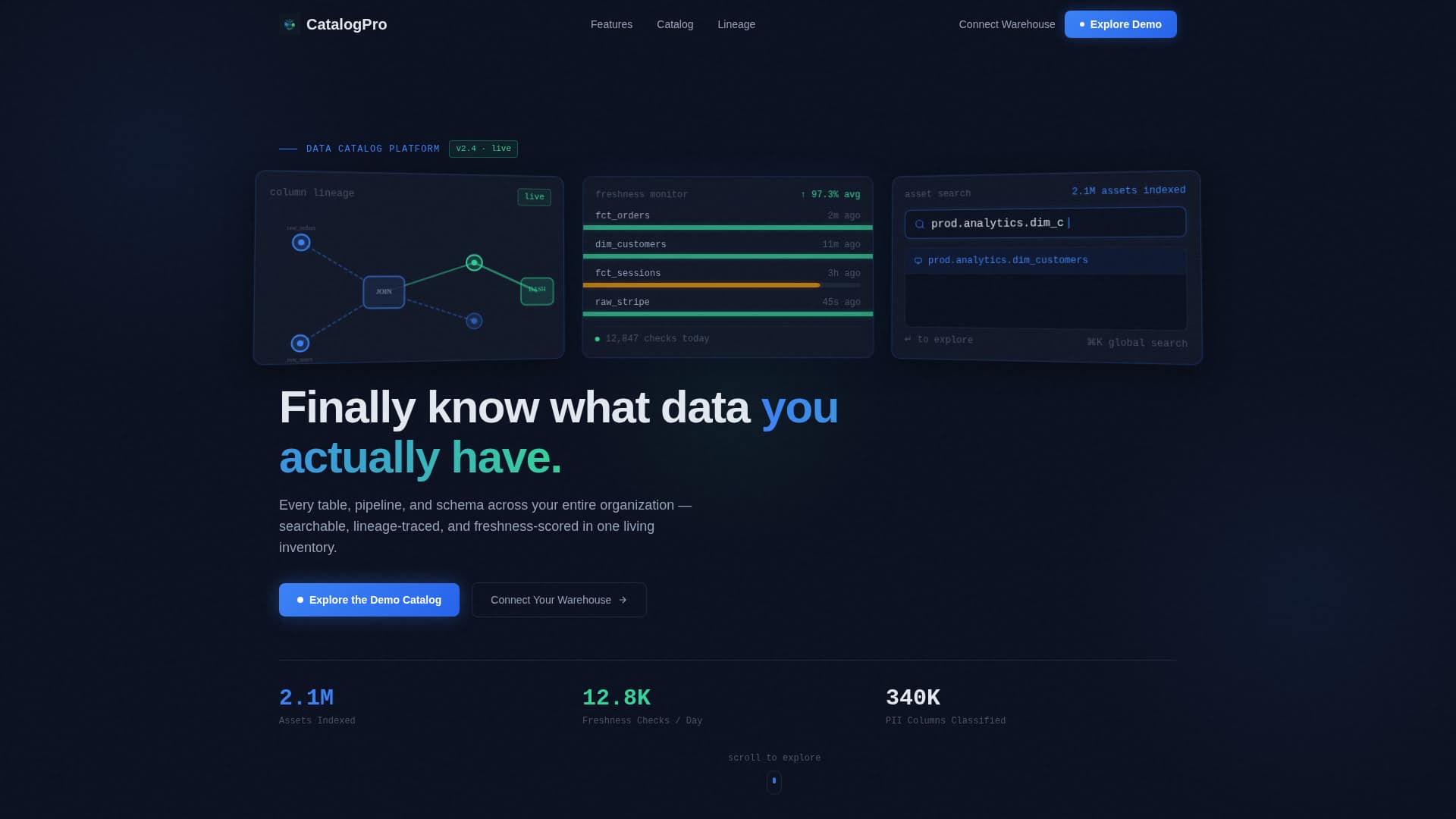 Local Data & Analytics Professional Website Template