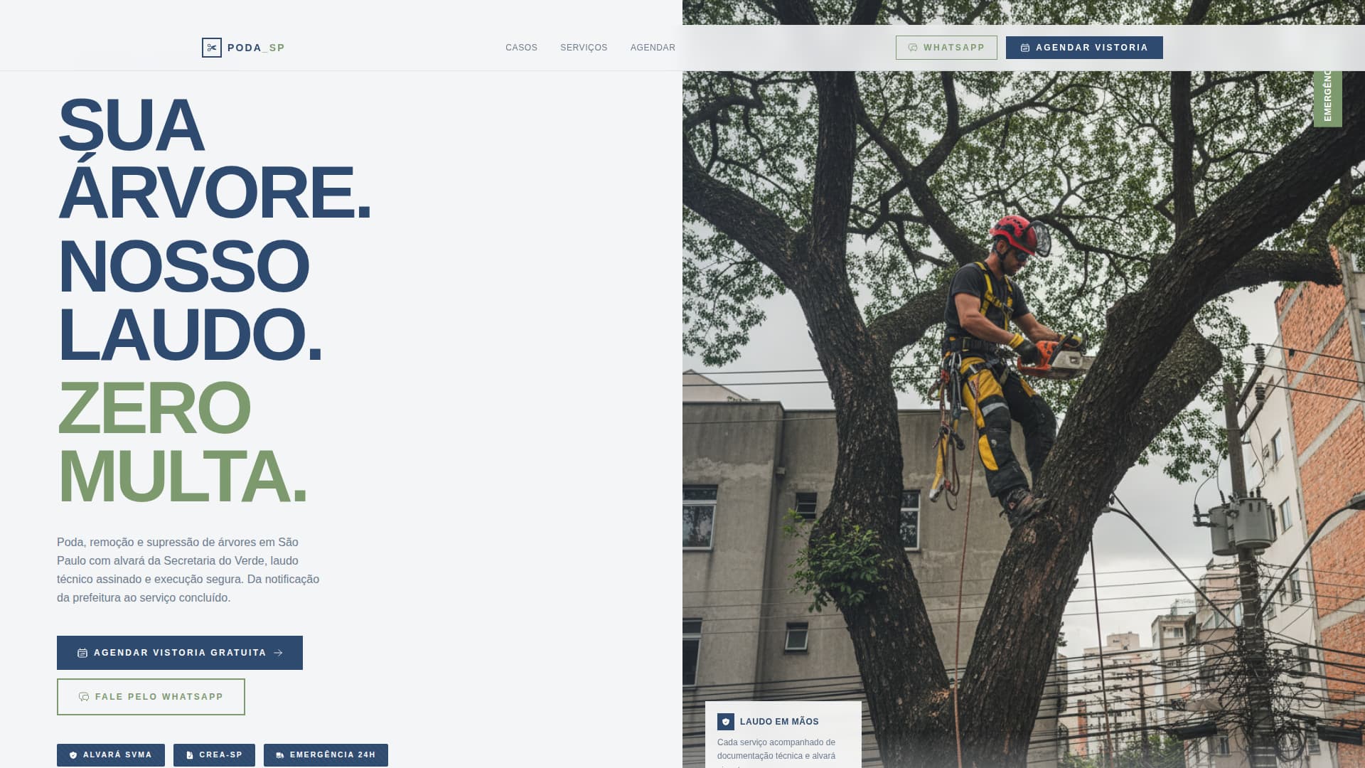 São Paulo Local Portfolio Website Template
