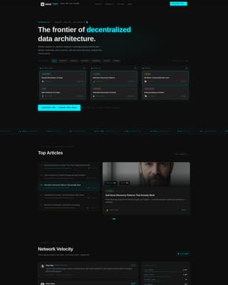 Specialist Data Mesh Technology Professional Website Template