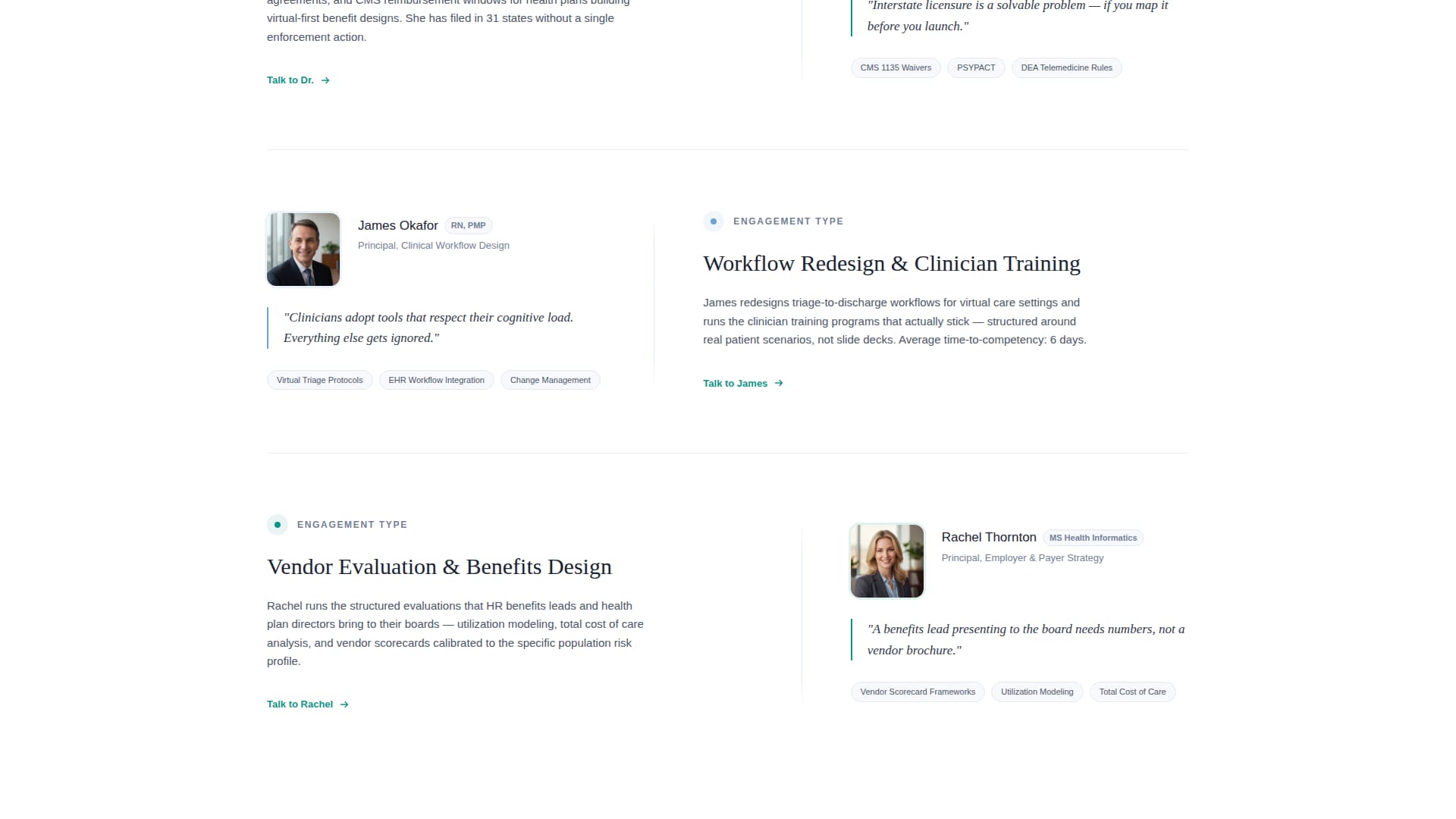 Healthcare Consulting Reviews Website Template