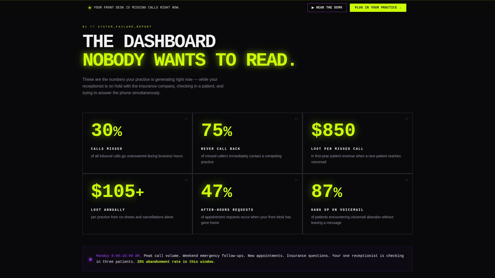 Triage - Powerful Dental AI Landing Page Template