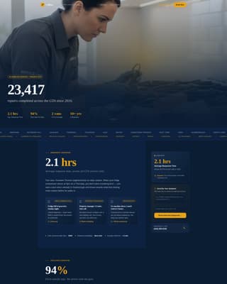 Callout - Authoritative Appliance Landing Page Template