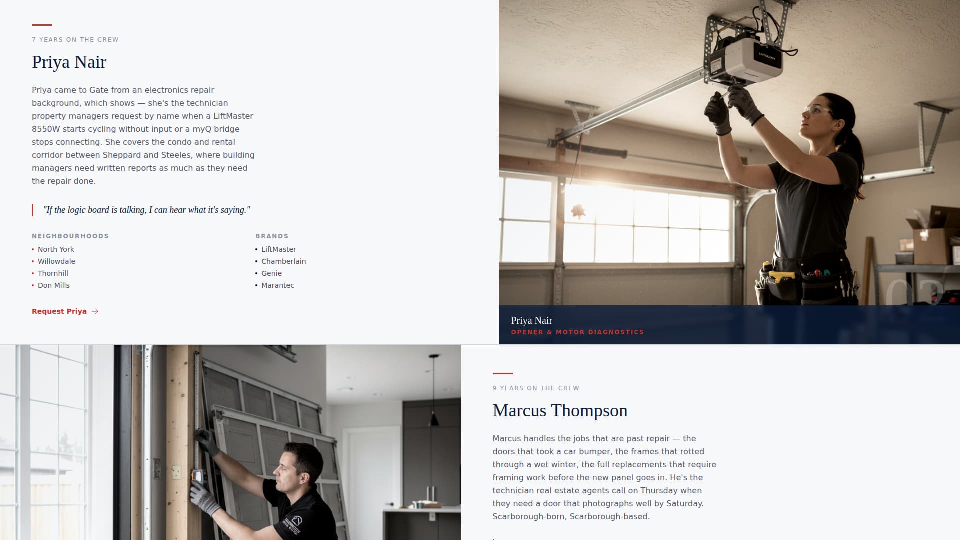 Portal — Expert Garage Door Landing Page Template