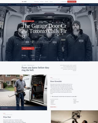 Portal — Expert Garage Door Landing Page Template