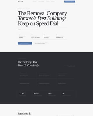Haul - Executive Removal Landing Page Template