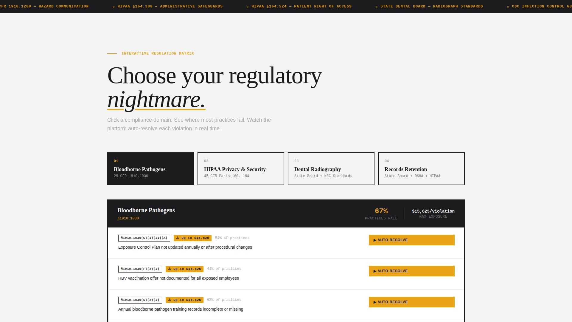 Specialist Dental Software Privacy Policy & Terms Website Template