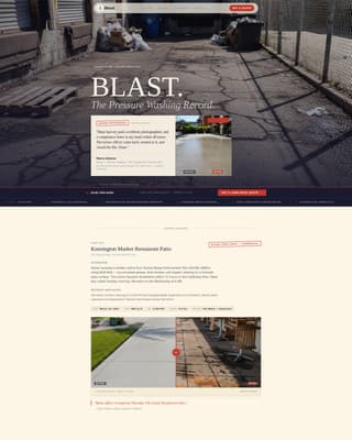 Surge — Elite Pressure Washing Landing Page Template