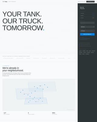 Pump - Reliable Septic Landing Page Template