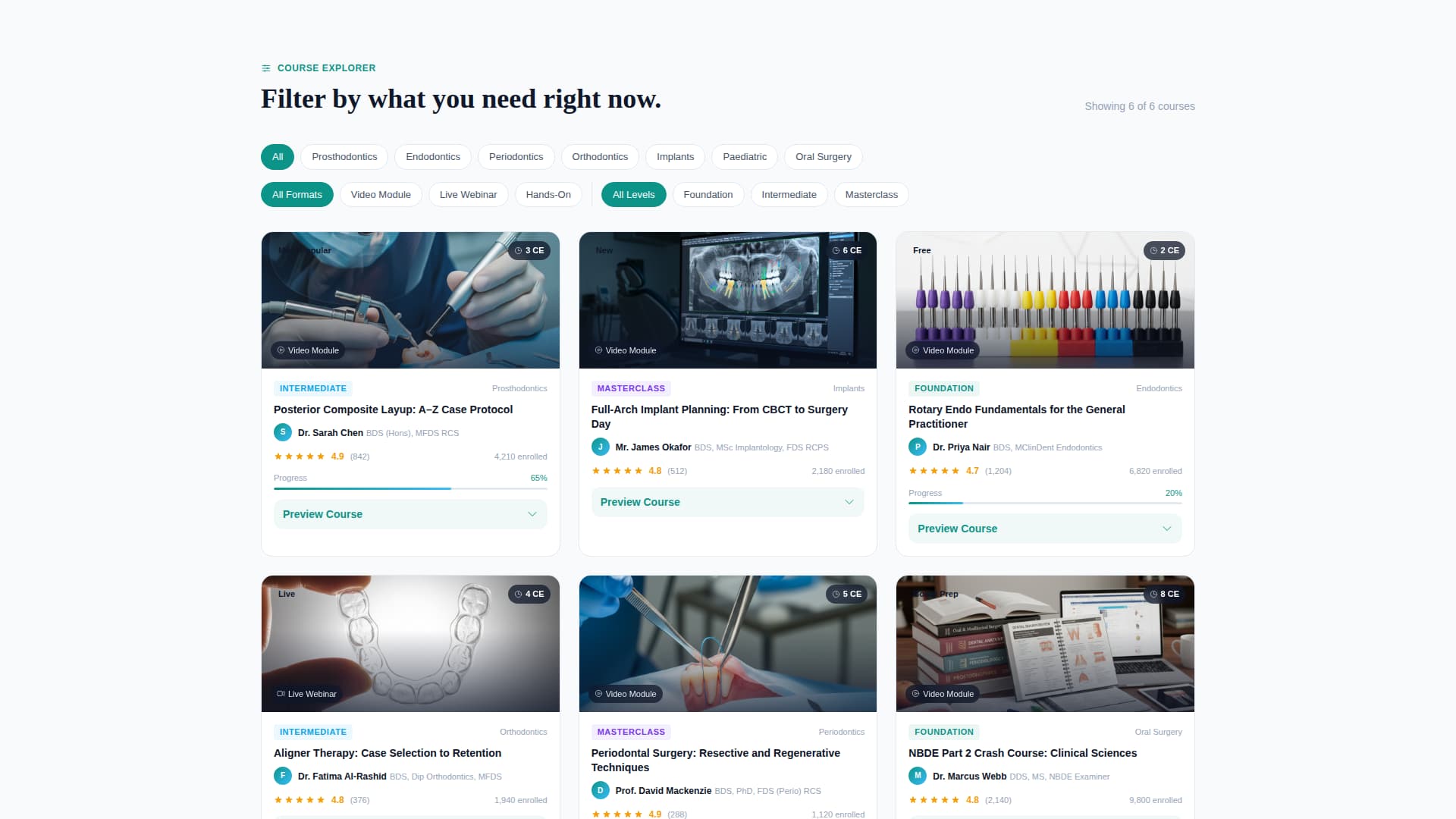Dental Digital Presence Professional Website Template