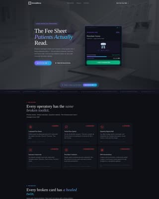 Dental Digital Presence Pricing & Packages Website Template