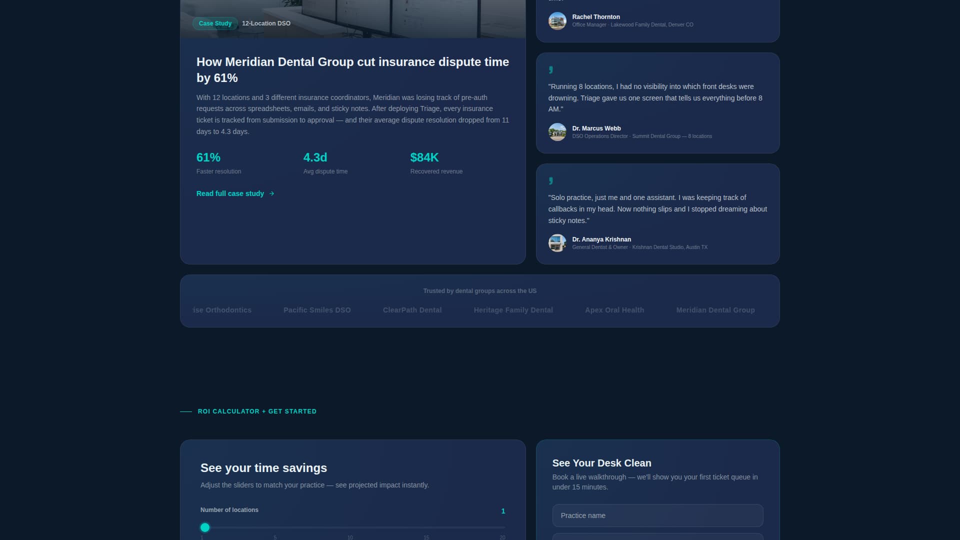 Complete Dental Software Professional Website Template