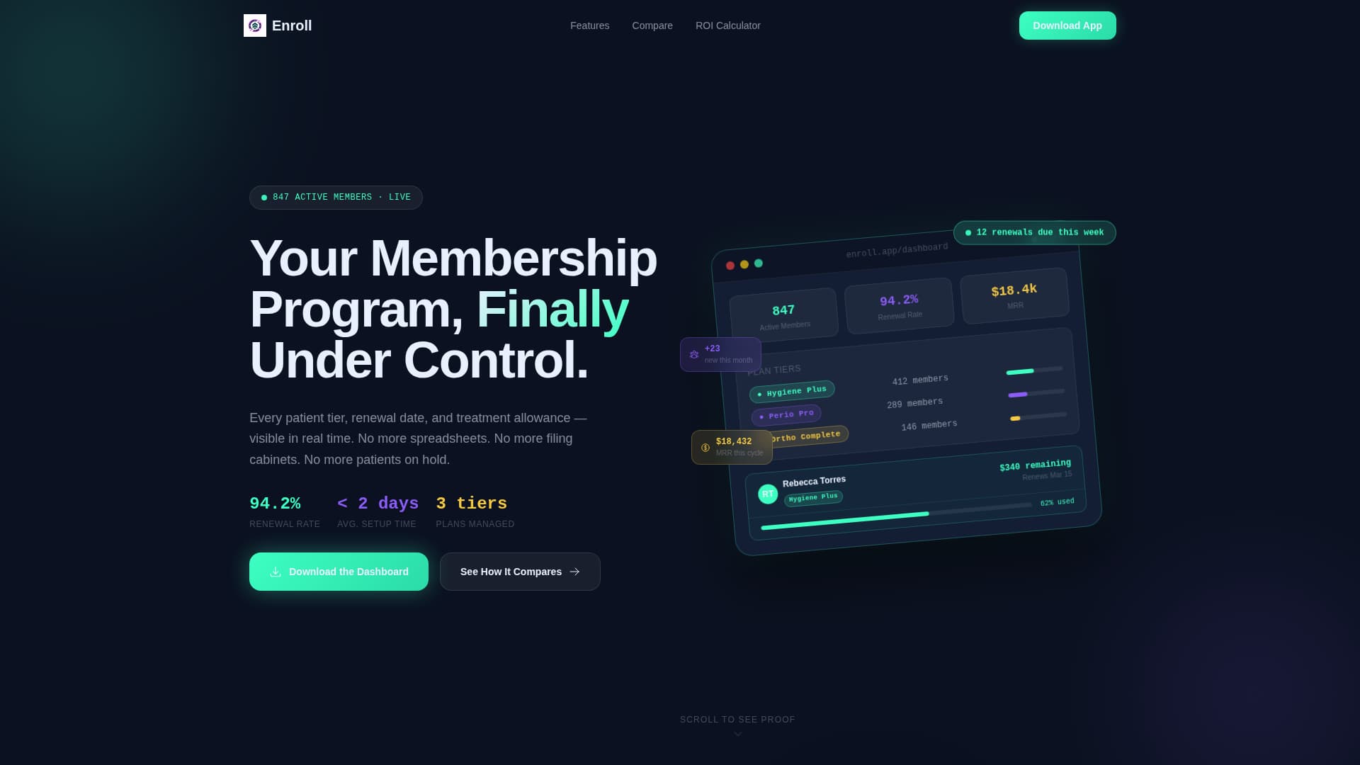 Advanced Dental Software Cost Estimator Website Template
