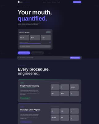 Premium Dental Practice Proof-First Website Template