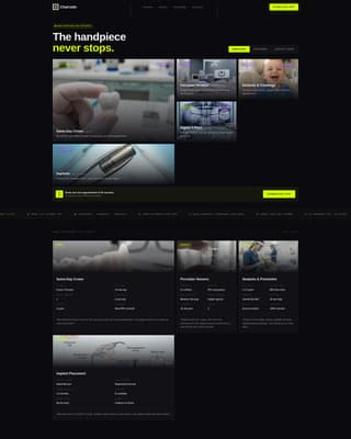 Modern Dental Team & Credentials Showcase Website Template