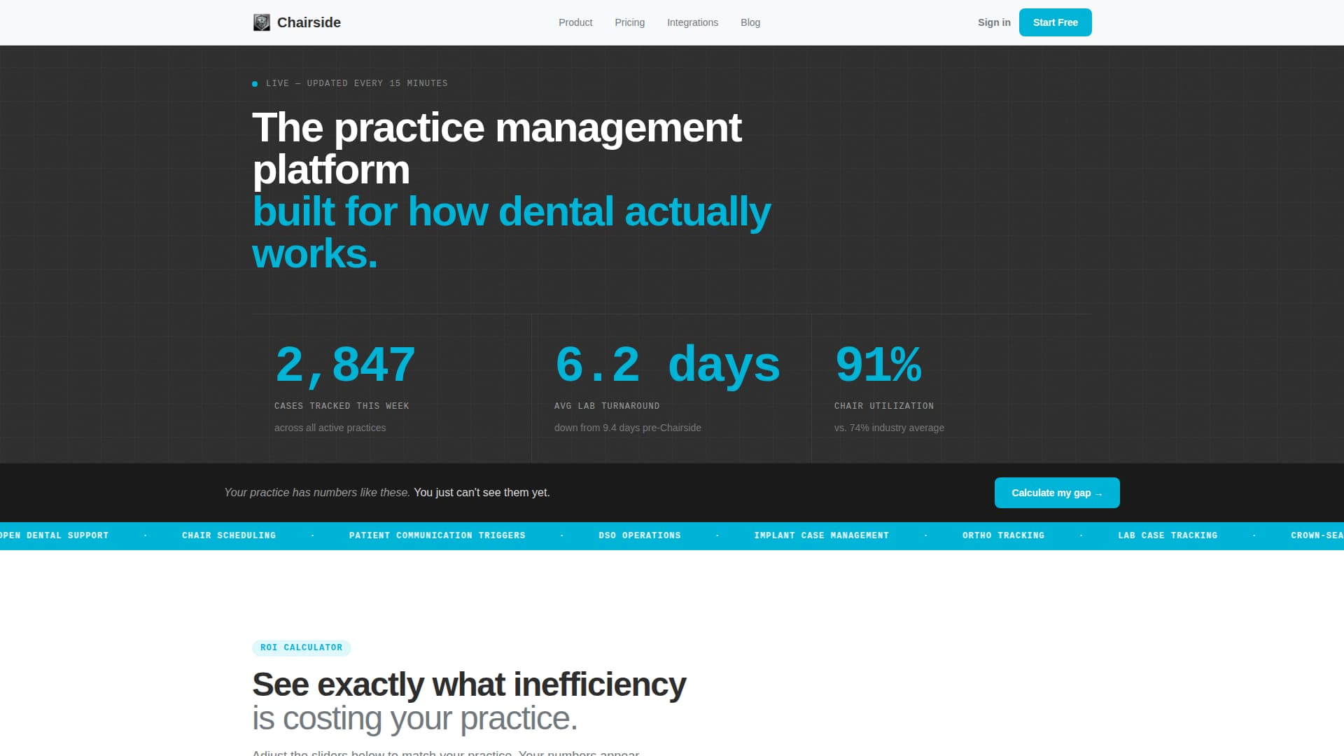 Complete Dental Software Cost Estimator Website Template