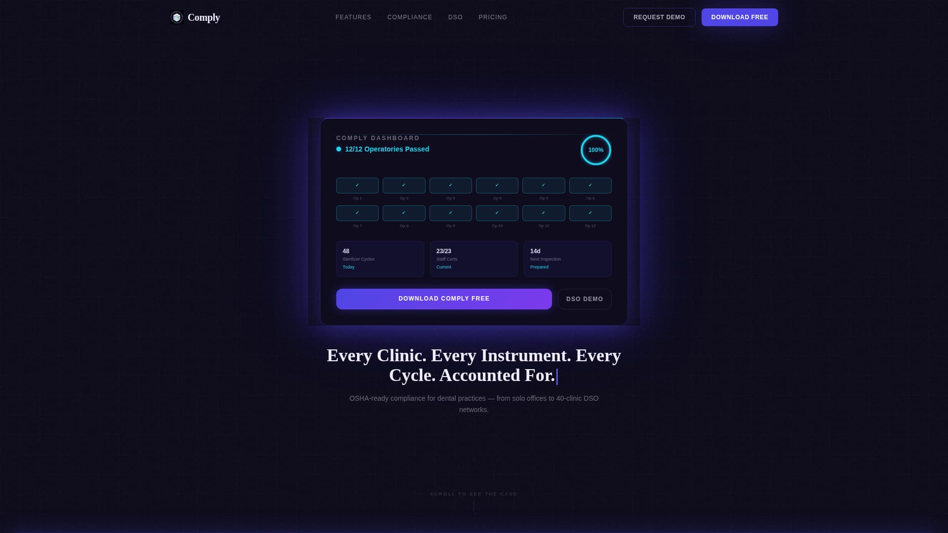 Advanced Dental Software Privacy Policy & Terms Website Template