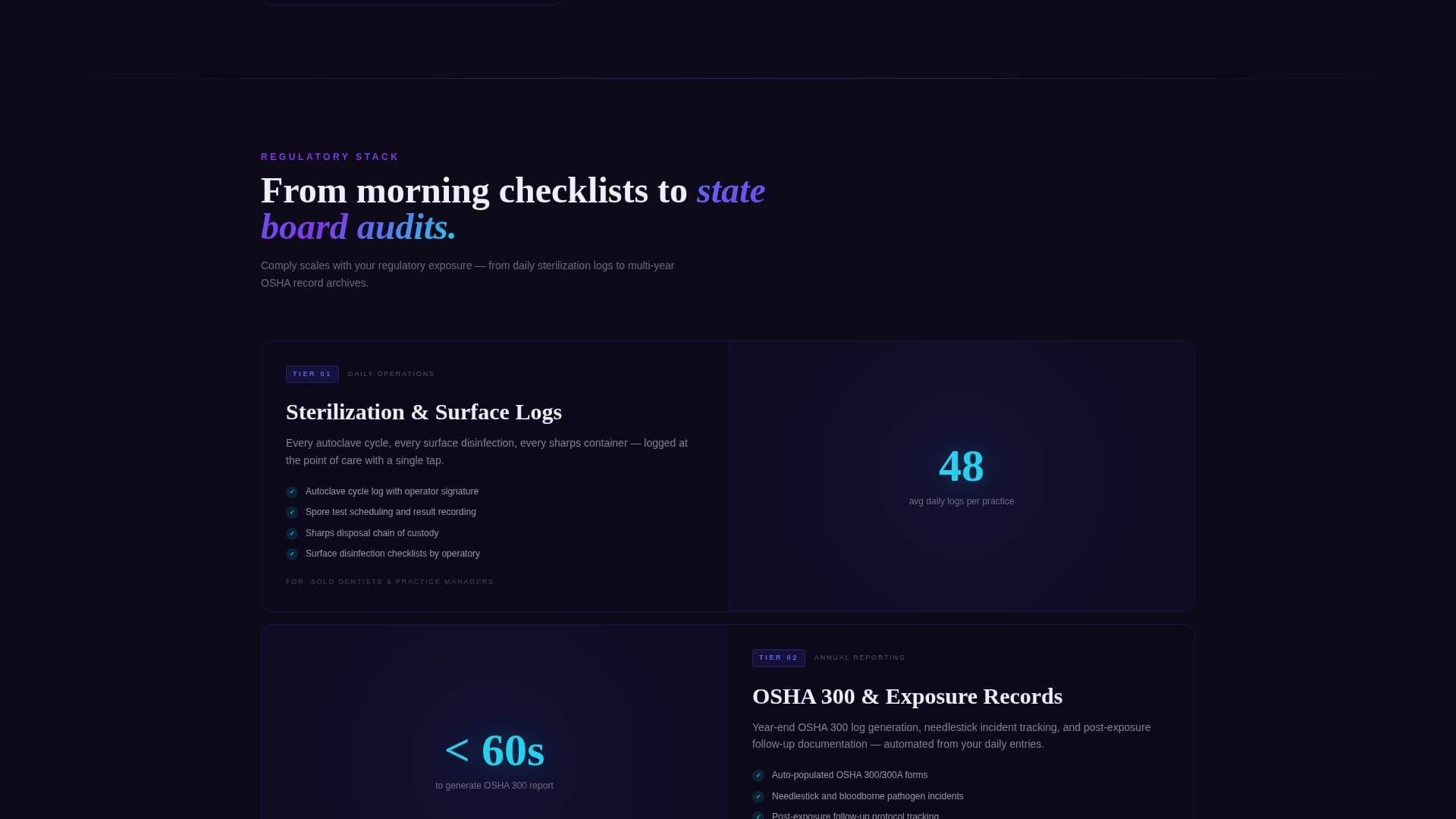Advanced Dental Software Privacy Policy & Terms Website Template