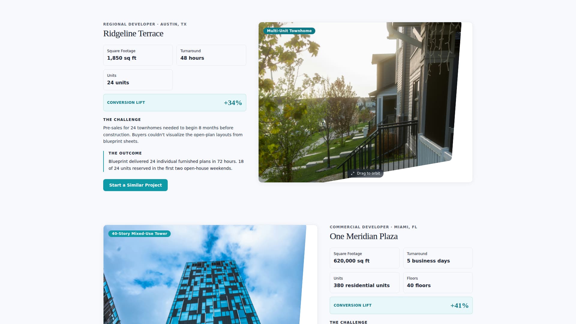 Real Estate Photography & Marketing Portfolio Website Template