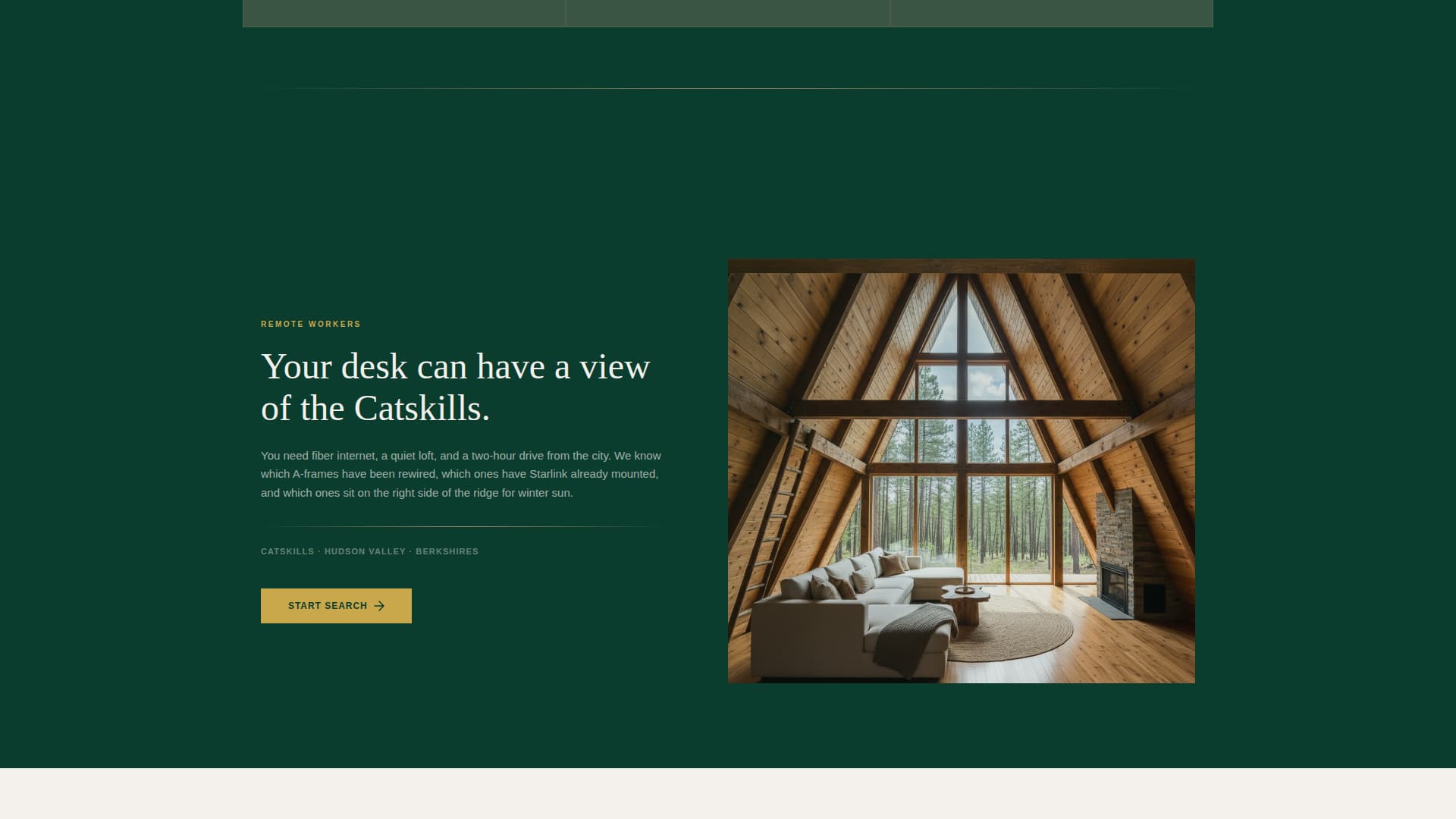 A-Frame House Real Estate Professional Website Template