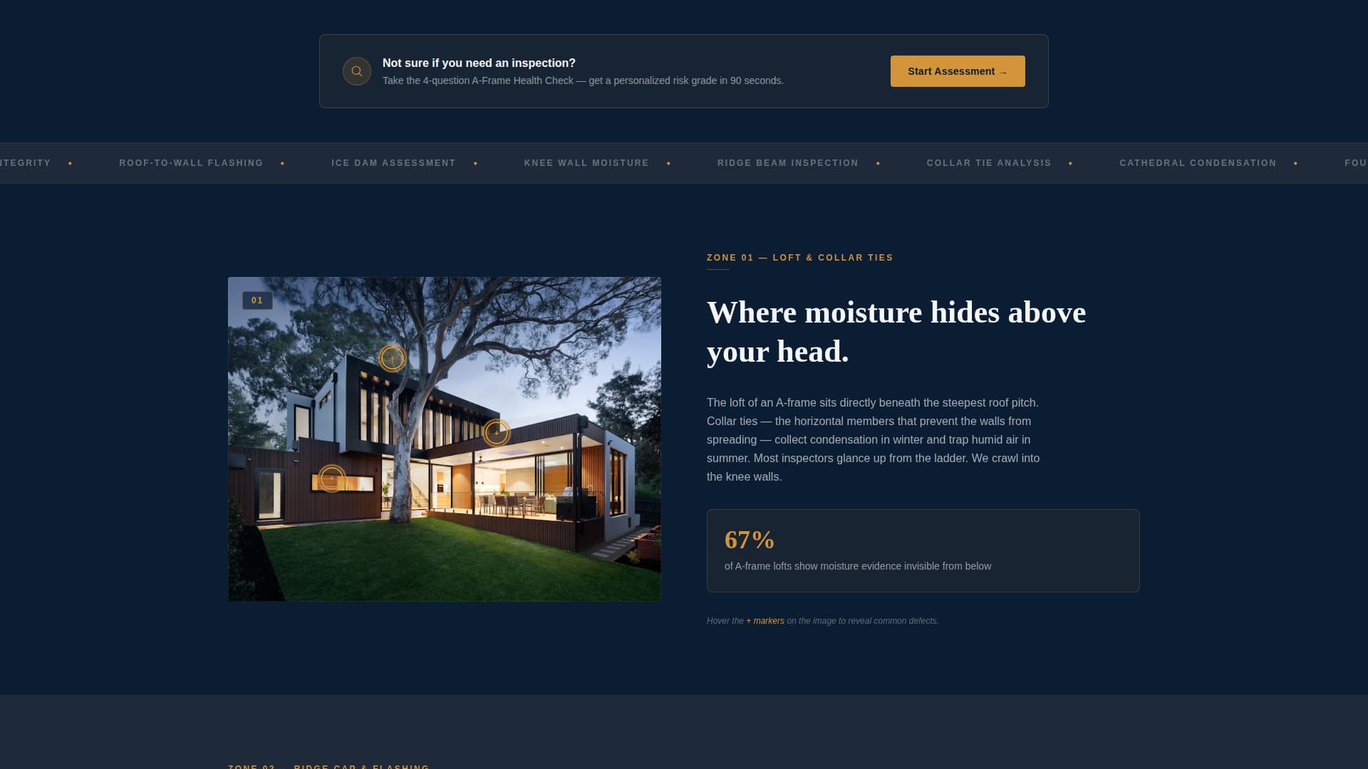 A-Frame House Real Estate Complete Booking Website Template
