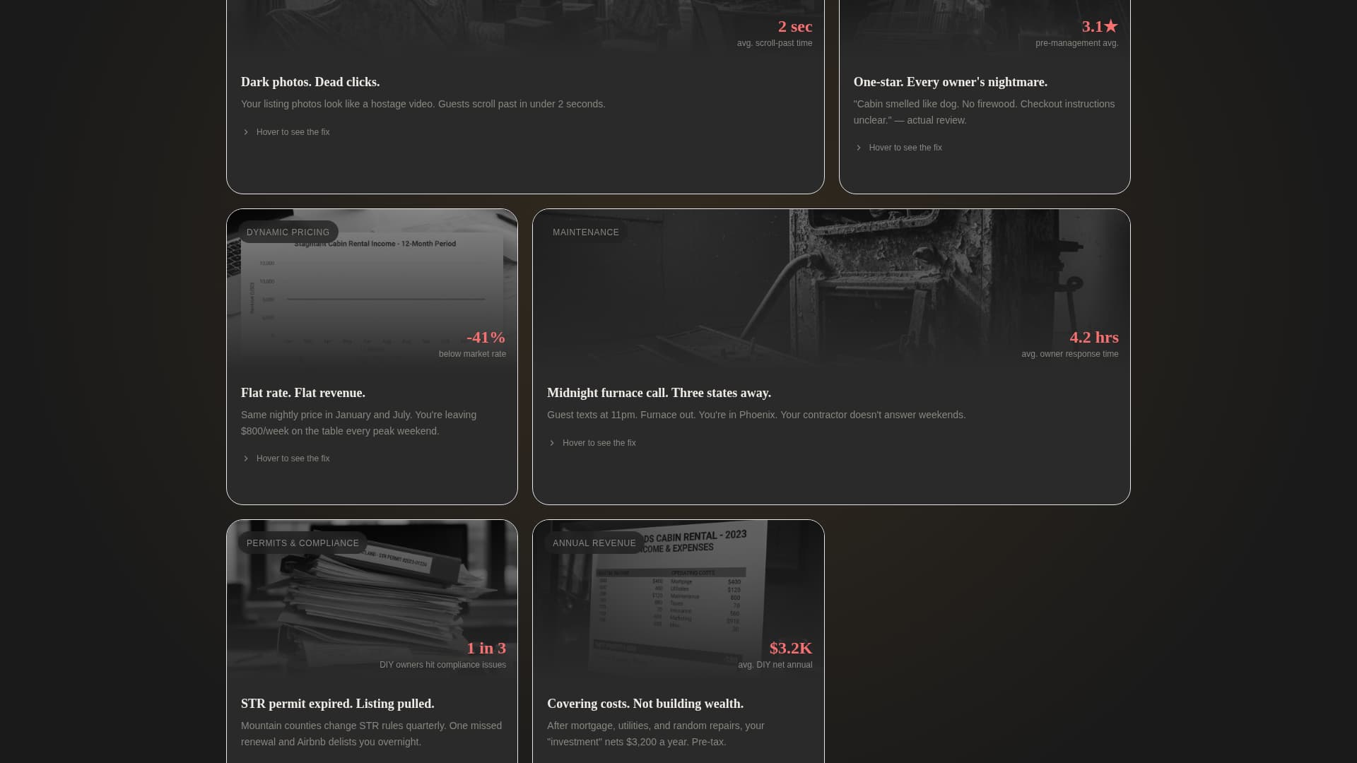 A-Frame House Real Estate Booking Website Template