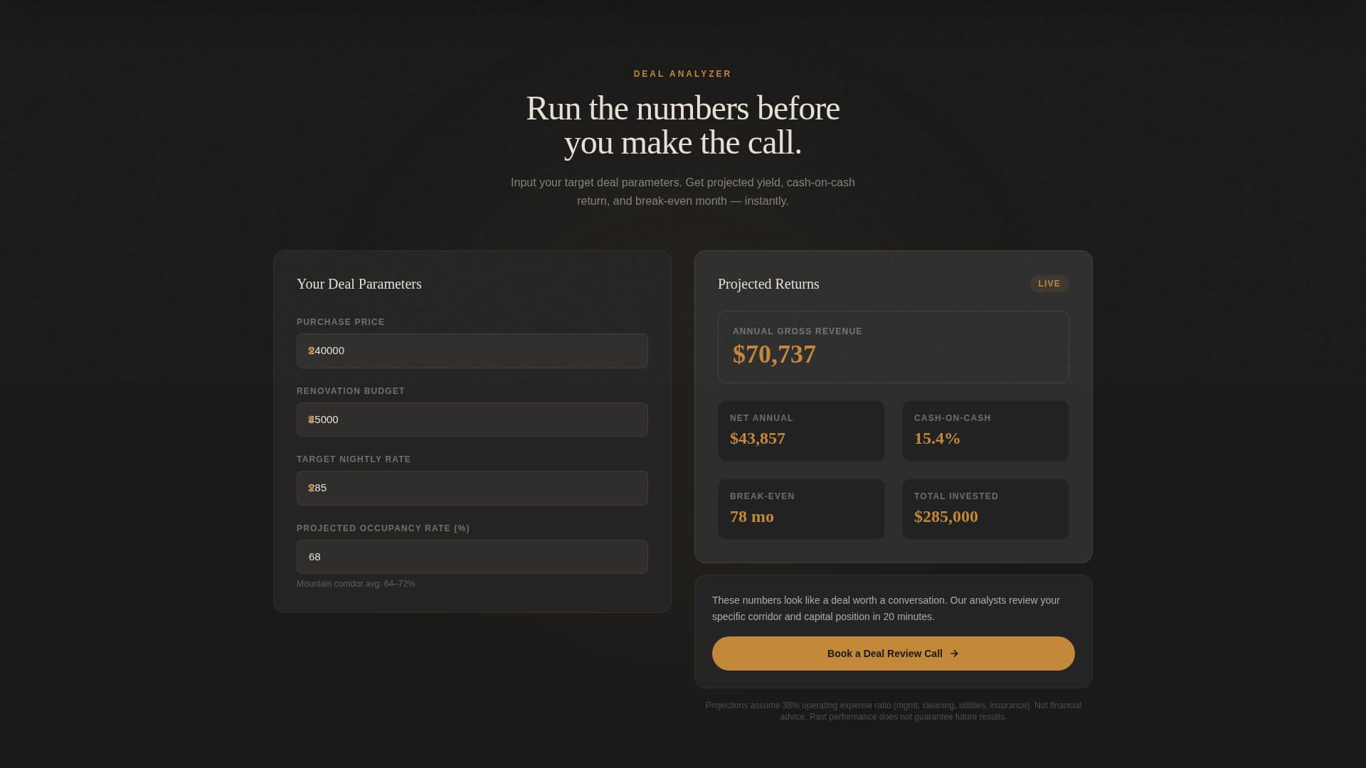A-Frame House Real Estate Advanced Booking Website Template