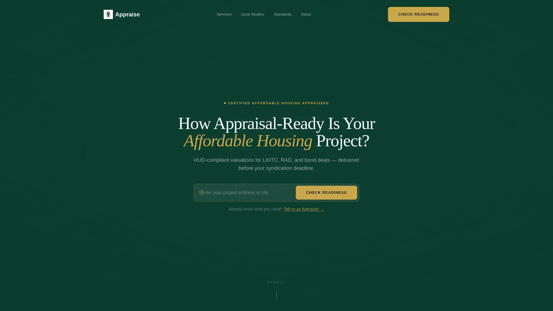 Affordable Housing Real Estate Portfolio Website Template