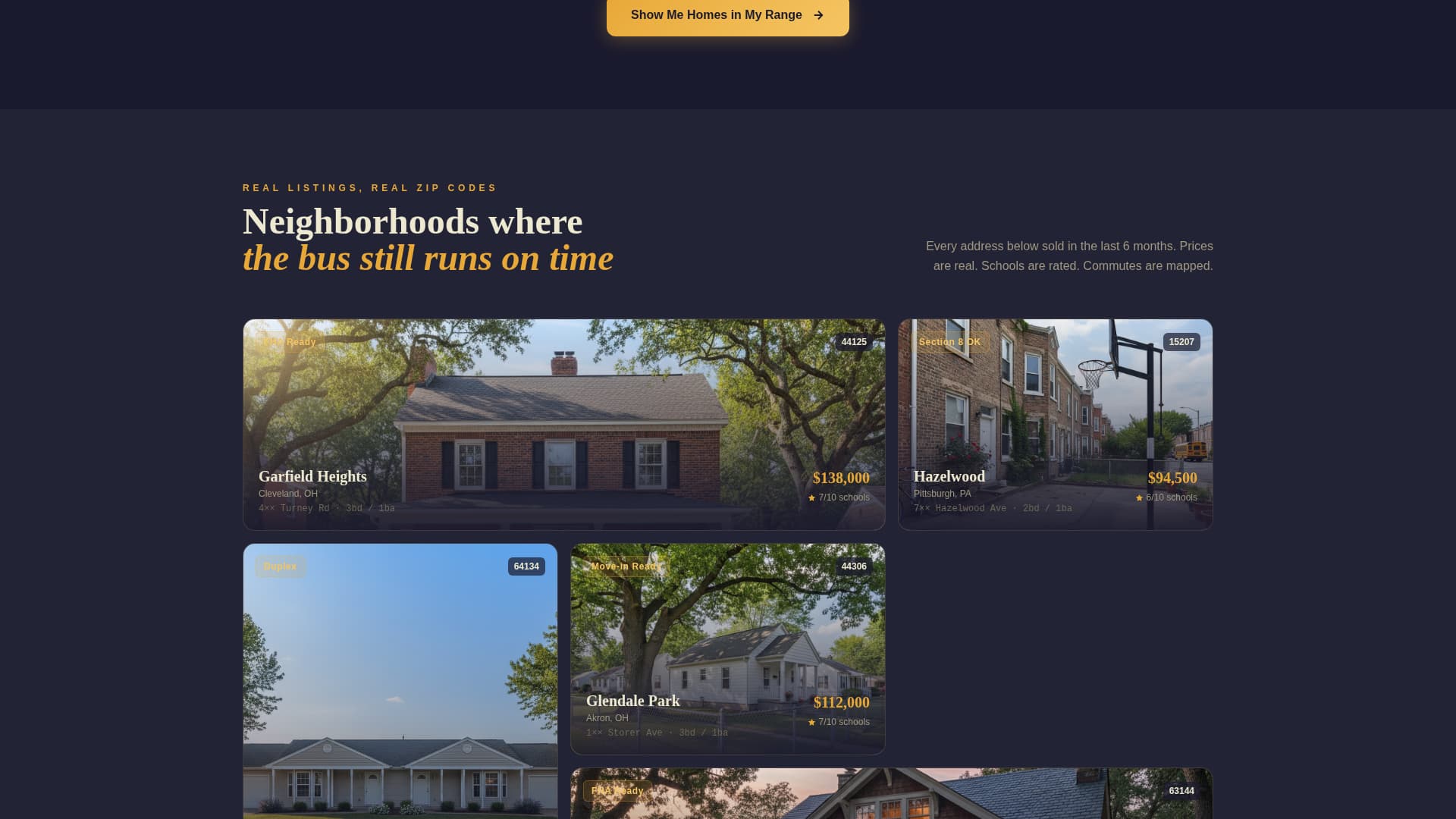 Affordable Housing Real Estate Cost Calculator Website Template