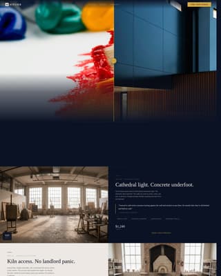 Space & Rental Platforms Booking Website Template