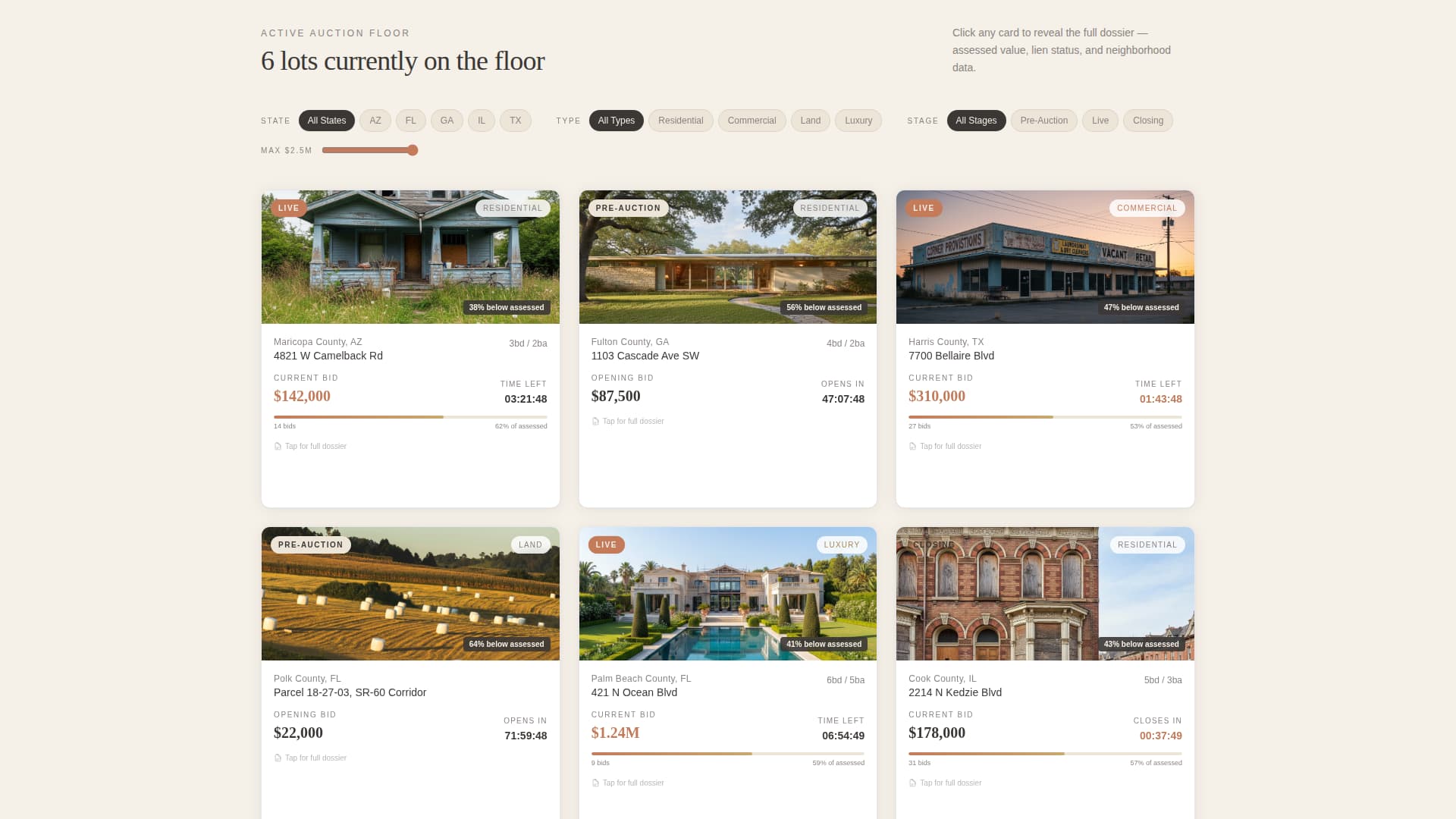 Property Listing & Portal Professional Website Template
